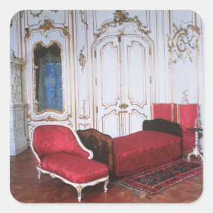The Bedroom of Elizabeth of Bavaria Square Sticker