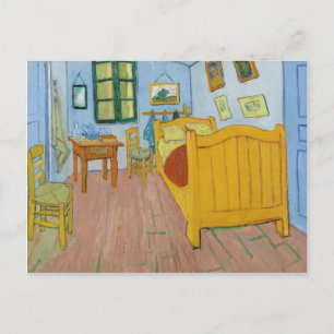 The Bedroom, Vincent van Gogh post-impressionist P Postcard