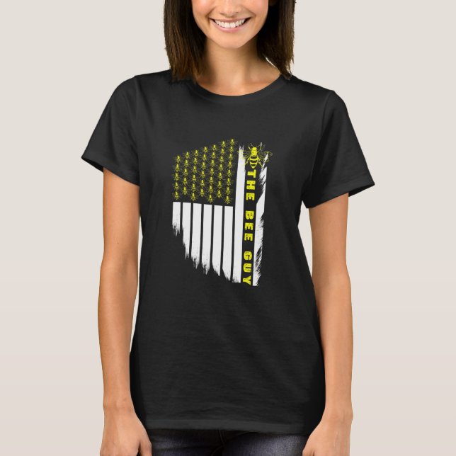 The Bee Guy Design  Bee  Beekeeping & Beekeeper T-Shirt (Front)