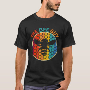 The Bee Guy Vintage 70s 80s Honeybee Beekeeping Bu T-Shirt