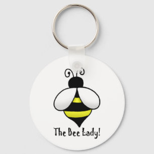 The Bee Lady Key Ring