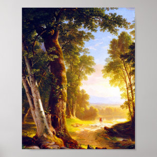 The Beech Trees by Asher Brown Durand Poster