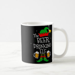 The Beer Drinking Elf Matching Family Drinker Merr Coffee Mug