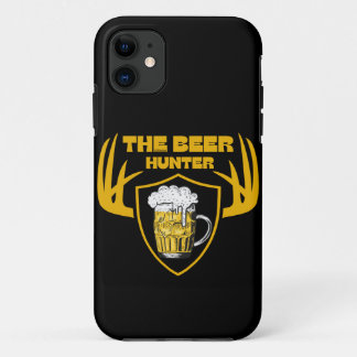 THE BEER HUNTER funny beer lover quote gift        iPhone 11 Case