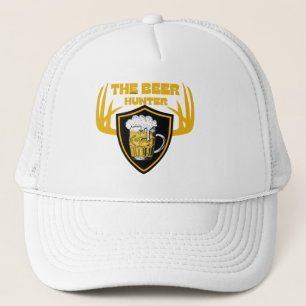 THE BEER HUNTER funny beer lover quote gift Trucker Hat