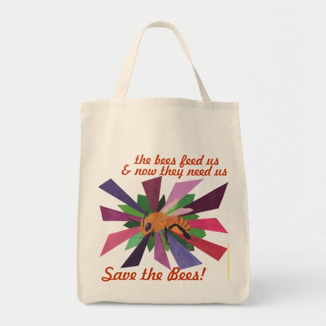 The Bees feed us & now they need us Tote Bag (Front)