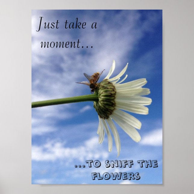 The Bee's Flower Poster (Front)