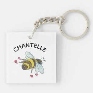 The bee's knees custom  keychain