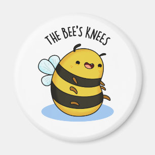 The Bees Knees Funny Bumble Bee Pun Magnet