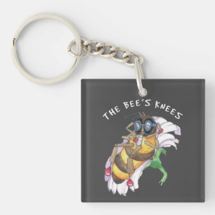 The bee's knees  keychain