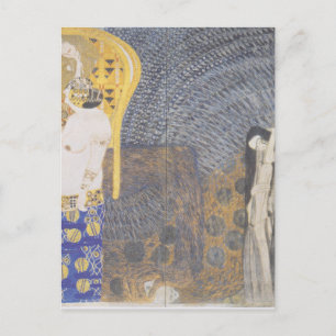 The Beethoven Frieze: The Hostile Powers. Far Wall Postcard