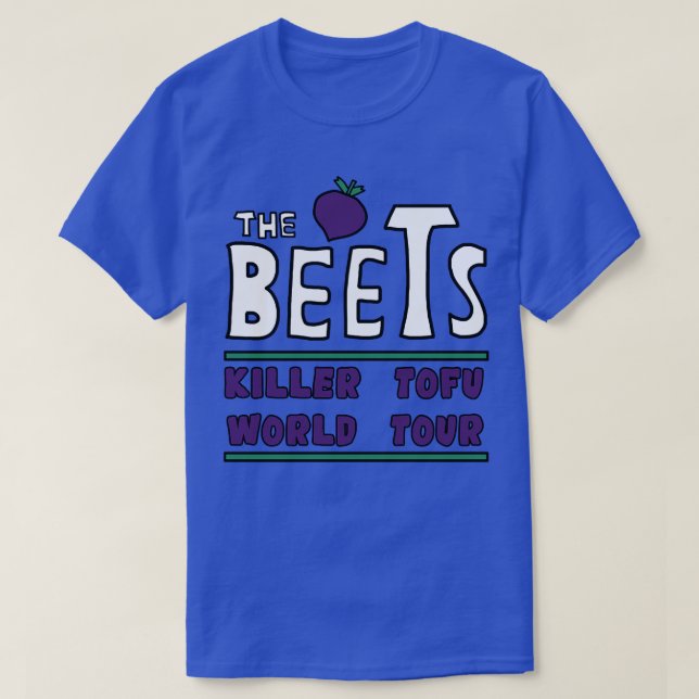 THE BEETS Killer Tofu Tour T-Shirt (Design Front)