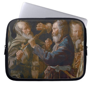 The Beggars' Brawl, c.1625-30 (oil on canvas) Laptop Sleeve
