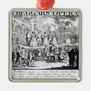 The Beggar's Opera Burlesqued, 1728 Metal Ornament