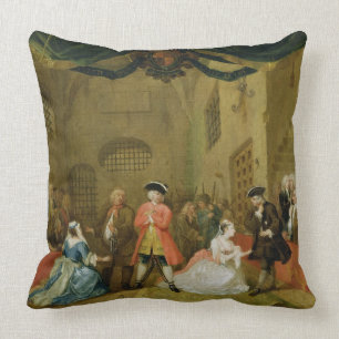 The Beggar's Opera, Scene III, Act XI, 1729 (oil o Cushion