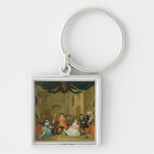 The Beggar's Opera, Scene III, Act XI, 1729 (oil o Key Ring