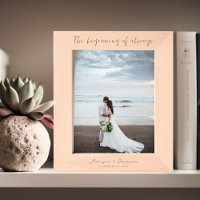 The Beginning of Always | Newlyweds Monogram