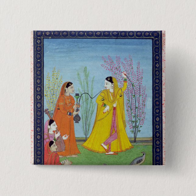 The Beginning of Spring 15 Cm Square Badge (Front)