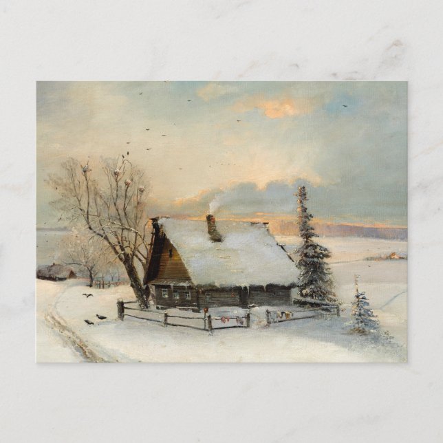 The Beginning of Spring | Alexei Savrasov  Postcard (Front)