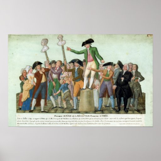 The Beginning of the French Revolution Poster | Zazzle