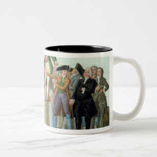 The Beginning of the French Revolution Two-Tone Coffee Mug