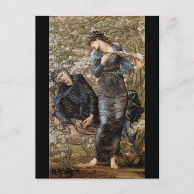 The Beguiling of Merlin by Burne-Jones Postcard (Front)