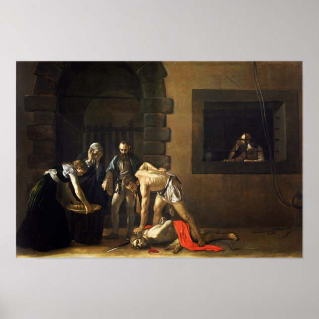 The Beheading of Saint John by Caravaggio - Poster (Front)