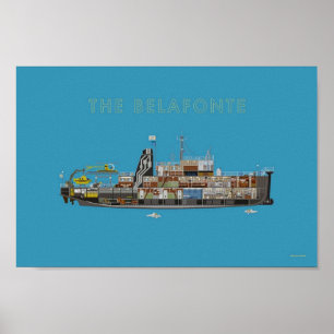 The Belafonte  The Life Aquatic Poster