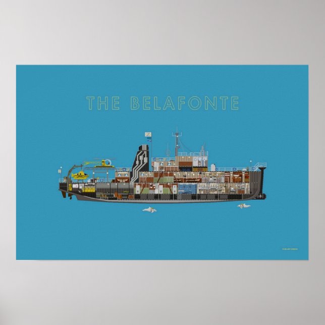 The Belafonte  The Life Aquatic Poster (Front)
