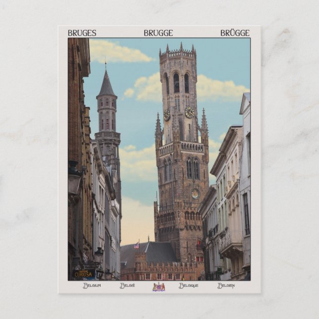 The Belfry in Brugge Postcard (Front)