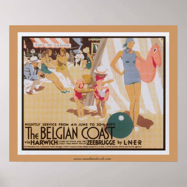 The Belgian Coast Poster (Front)