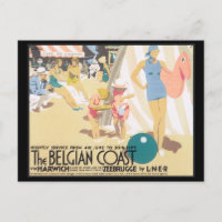 The Belgian Coast_Vintage Travel Poster