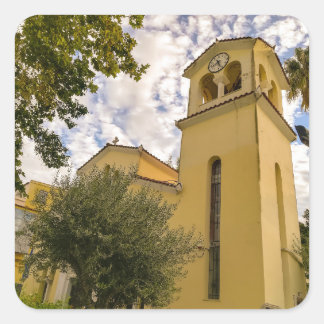 The Bell Tower Square Sticker