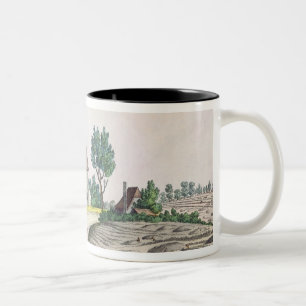 The Belle Alliance Farm after  Battle of Two-Tone Coffee Mug