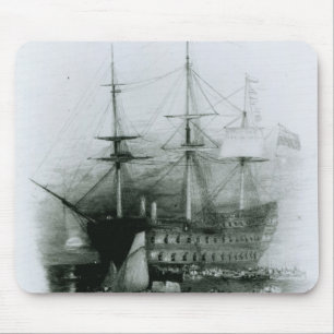 The Bellerophon at Plymouth Sound Mouse Pad