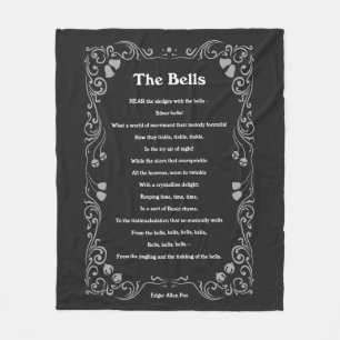 The Bells by Edgar Allan Poe Fleece Blanket