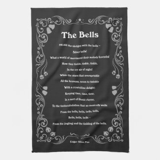 The Bells by Edgar Allan Poe Tea Towel