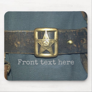 The BELT of the OFFICER of the red army of the RSF Mouse Pad