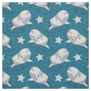 The Beluga Whale Fabric