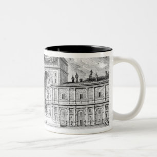 The Belvedere Court in the Vatican Rome Two-Tone Coffee Mug