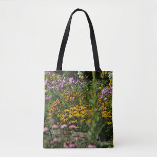 The Bench in the Tent Gardens Tote Bag