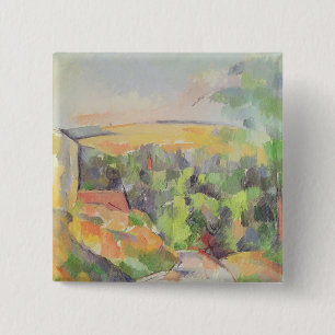 The Bend in the road, 1900-06 15 Cm Square Badge
