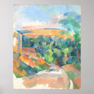 The Bend in the Road - Paul Cézanne Fine Art Poster