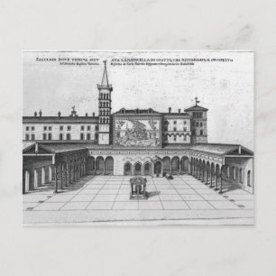 The Benediction Loggia of the Old Vatican Postcard