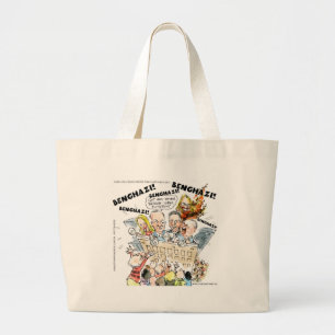 The Benghazi Shuffle Funny Large Tote Bag