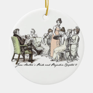 The Bennet Family - Jane Austen Pride & Prejudice Ceramic Ornament