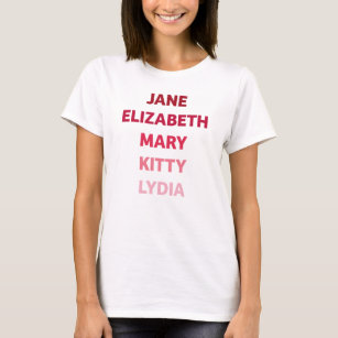 The Bennet Sisters from Pride and Prejudice T-Shirt