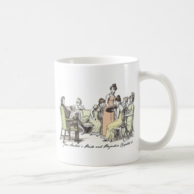 The Bennets of Longbourn - Jane Austen's P&P Coffee Mug (Right)