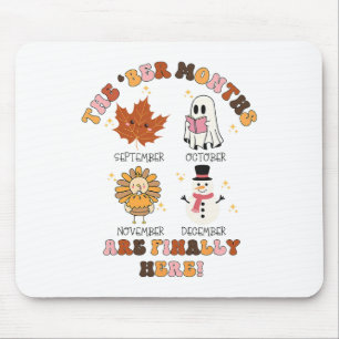 The Ber Months Are Finally Here Ghost Turkey Thank Mouse Pad