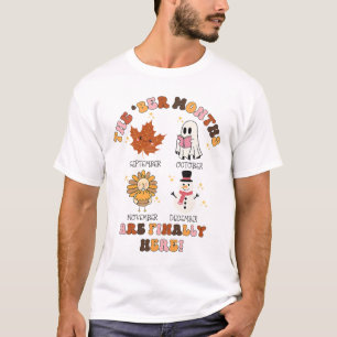 The Ber Months Are Finally Here Ghost Turkey Thank T-Shirt